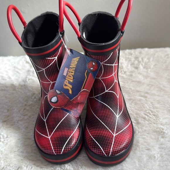 Children’s Marvel Spider-Man rain boots, size 5, NWT - Picture 1 of 8